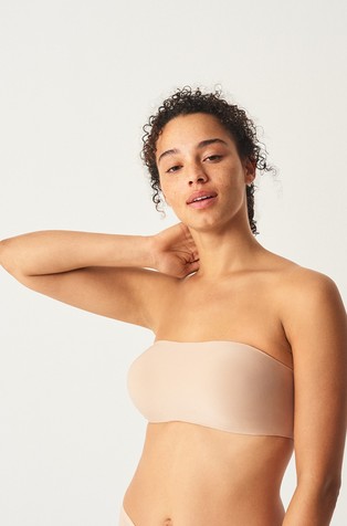 SoftStretch podložen bandeau modrček