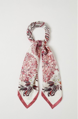 Patterned silk stole