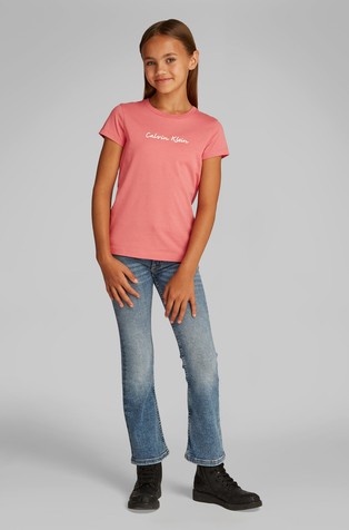 Slim fit logo majica