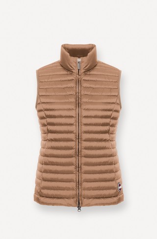 Water-repellent down gilet