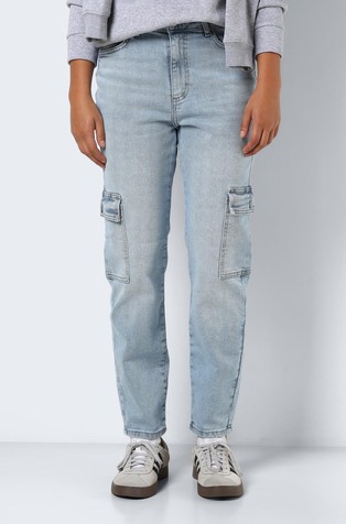 NMMONI cropped cargo jeans hlače