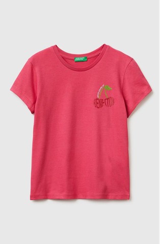 Majica s kratkimi rokavi in bleščečo logo grafiko