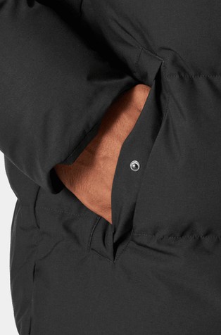 HELLY HANSEN Alby daljša prešita bunda s kapuco Črna - Black 5