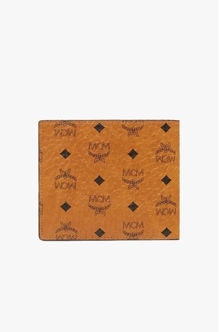 MCM Aren manjša denarnica Rjava - Cognac 2