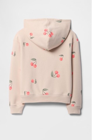 GAP Kids Relaxed Gap Logo Hoodie Cherry Print 3