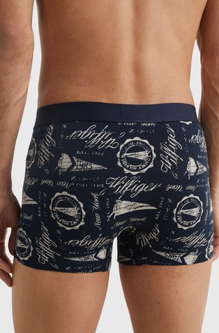 TOMMY HILFIGER Boksarice z vzorcem Modra - Blue 2