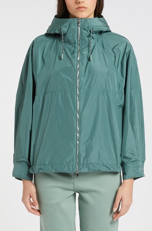 Monochrome Light water-repellent jacket with hood