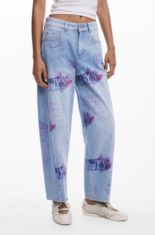 Balloon Collage jeans