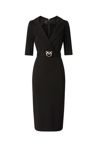 Slim-fit dress with Love Birds belt