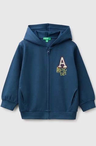 Cotton hoodie with prints