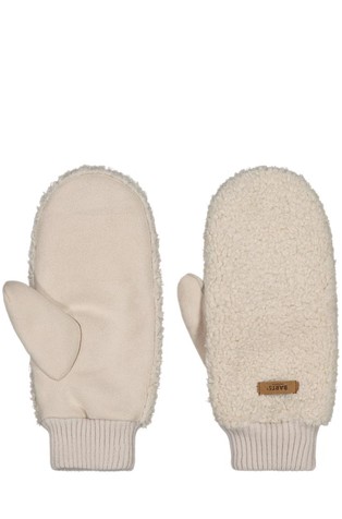 Teddy faux fur teddy mittens