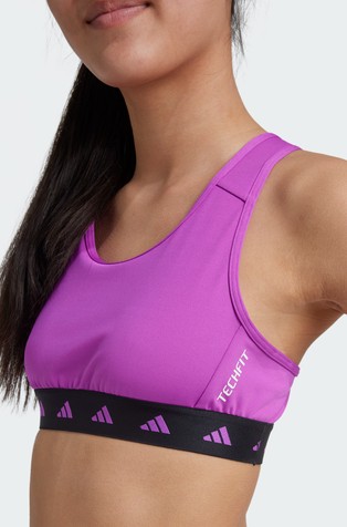 ADIDAS Techfit Power React športni top Škrlatna - Purple 4