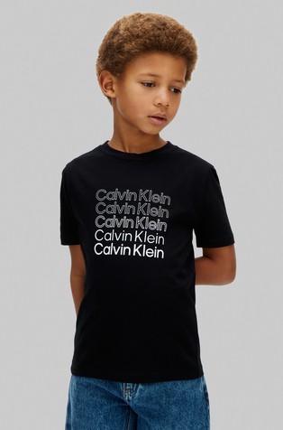 Logo bombažna majica s kratkimi rokavi