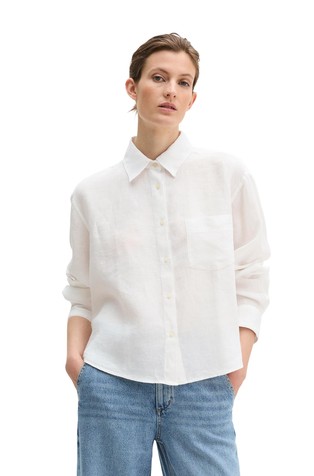 Relaxed fit lanena srajca