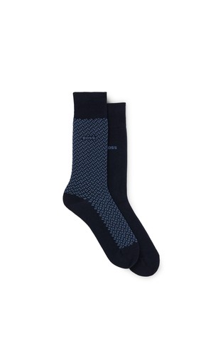Two-pack of socks in cotton blend