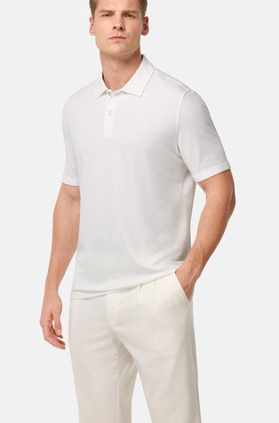 S.Cafè® High-Performance Piqué Polo Shirt