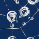 Modra - Blue / White