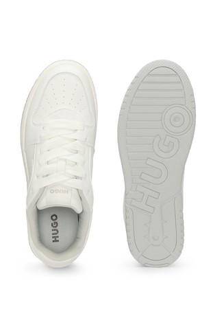 HUGO BOSS Trainers with faux-leather uppers White 2