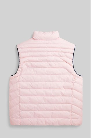 RALPH LAUREN P-layer 2 obojestranski prešit brezrokavnik Večbarvna - Newport Navy/Hint Of Pink 2