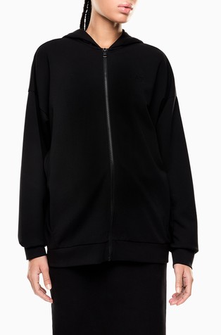 Logo Series modal-blend oversized hooded sweatshirt