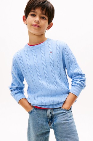 Cable Knit Cotton Jumper