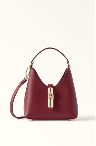 Mini Leather Hobo Bag