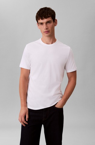 Monogram bombažna majica s kratkimi rokavi