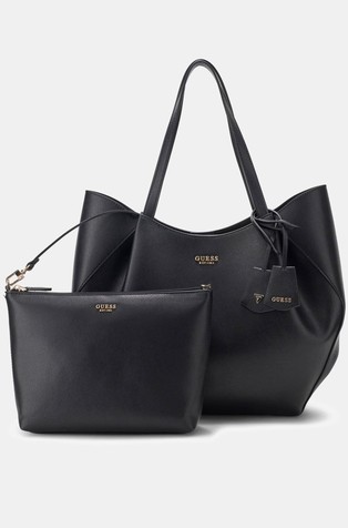 Amorette faux-leather shopping bag