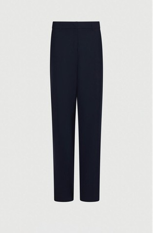 Slim fit hlače iz volnene mešanice