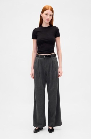 365 High Rise ženske hlače z gubami