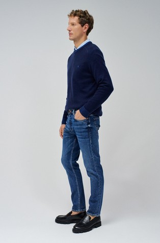 SALSA JEANS Slim fit jeans hlače s spranim videzom Modra - Blue 2