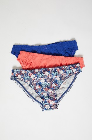 ETAM Tina paket 3 hipster spodnjih hlačk Večbarvna - Multi 1