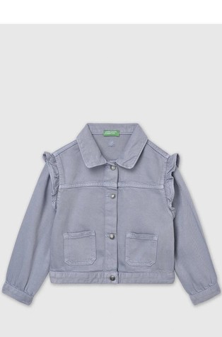 Denim srajčna jakna