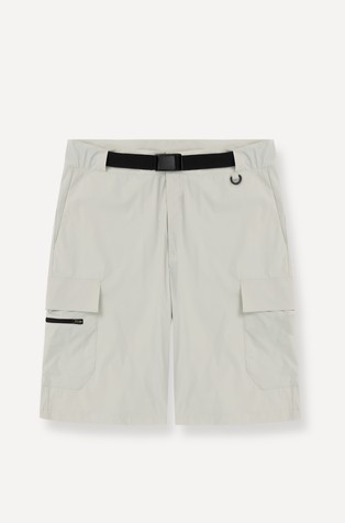 Cargo bermuda hlače iz raztegljivega najlona