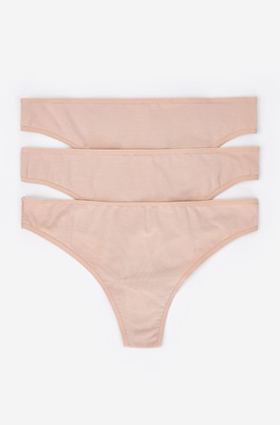 3 microfiber thongs pack