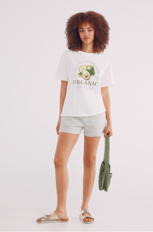 SPRINGFIELD Striped shorts Green / White 3