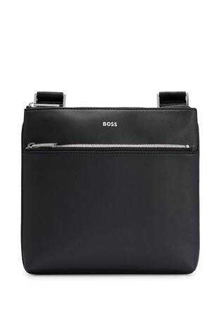 Usnjena torba s sintetičnimi vstavki