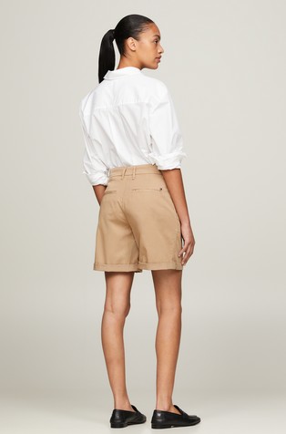 TOMMY HILFIGER Chino kratke hlače iz bombažne mešanice Bež - Beige 2