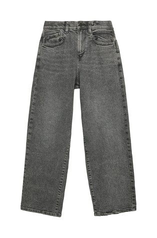 Baggy jeans hlače s širokimi hlačnicami