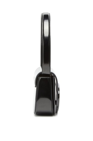 DIESEL 1DR shoulder bag in mirrored leather Black 2