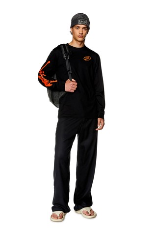 DIESEL T-shirt with gel Diesel prints Black 3