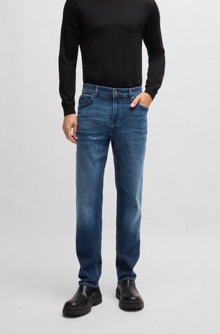 Regular-fit jeans in stretch denim