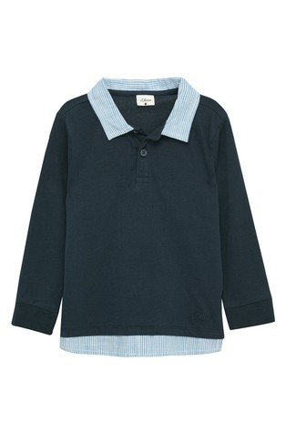 Polo majica s kontrastnimi vstavki