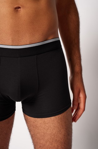 SKINY Cotton Multipack paket 3 boksaric Črna - Black 4