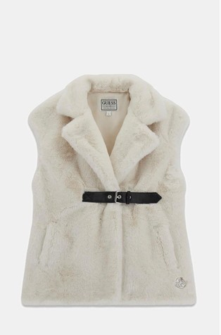 Brezrokavnik iz umetnega krzna