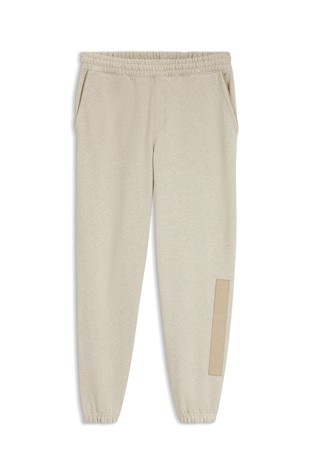 Relaxed-fit tracksuit bottoms in cotton with logo trim