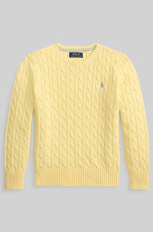 Strukturirano pleten bombažen pulover