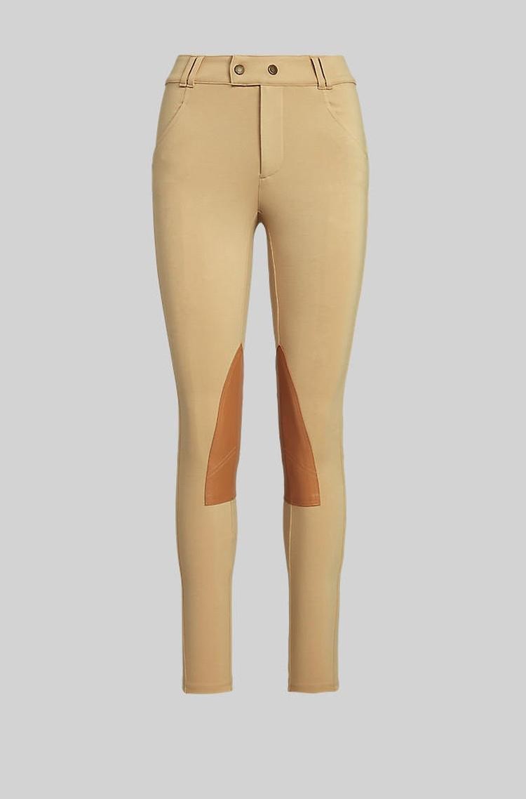 RALPH LAUREN Skinny ponte riding pant Camel 