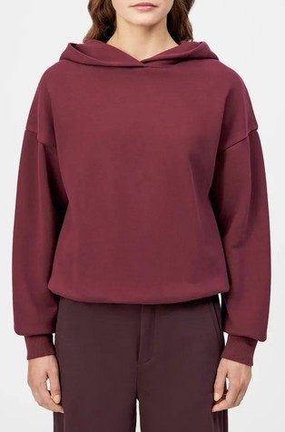 Oversized fit hooded sweatshirt in cotton