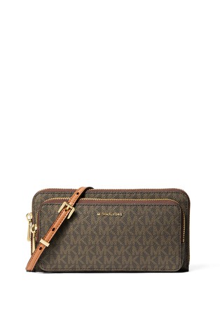 Jet Set Signature Logo Convertible Crossbody Bag